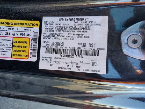 2024 FORD MUSTANG I4