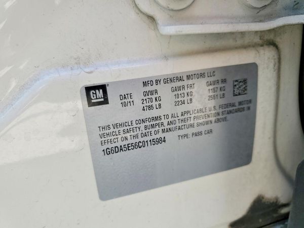 2012 CADILLAC CTS Base