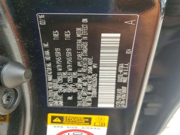 2016 TOYOTA HIGHLANDER Base/Hybrid