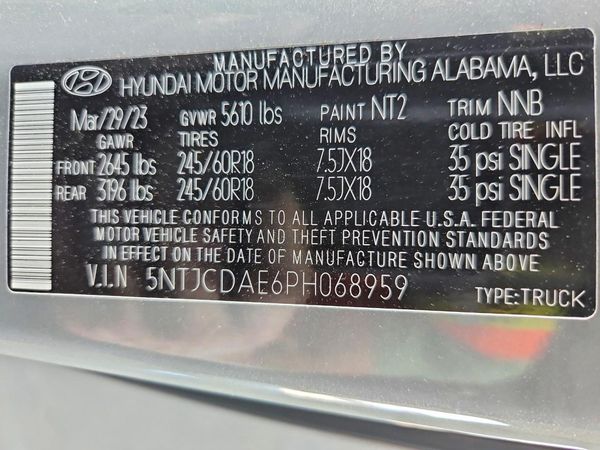 2023 HYUNDAI SANTA CRUZ