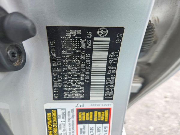2012 TOYOTA CAMRY