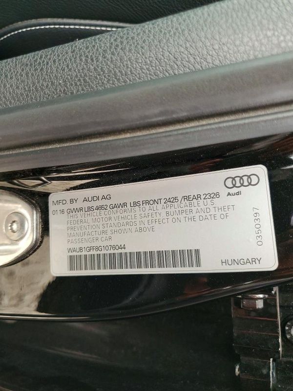 2016 AUDI S3 quattro Premium Plus