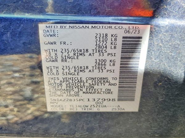 2023 NISSAN MURANO SV