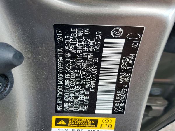 2018 LEXUS ES 300h