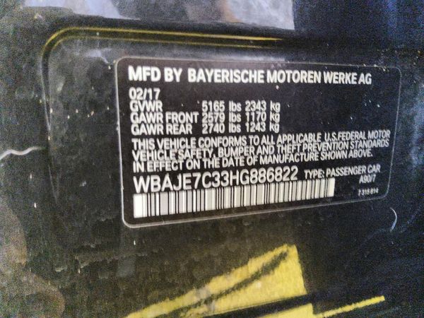2017 BMW 540 xDrive