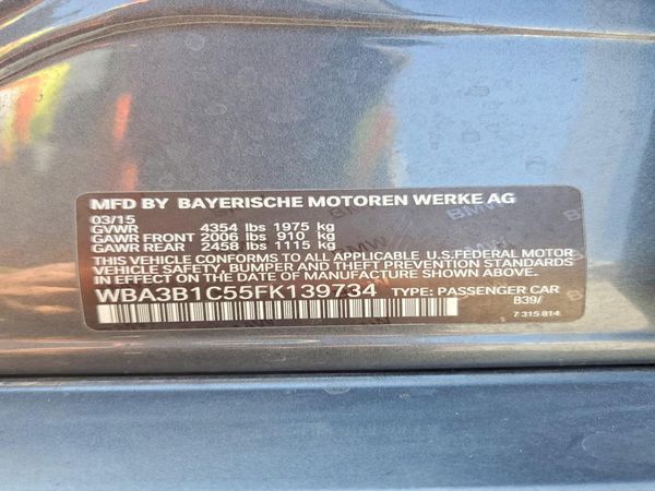 2015 BMW 320