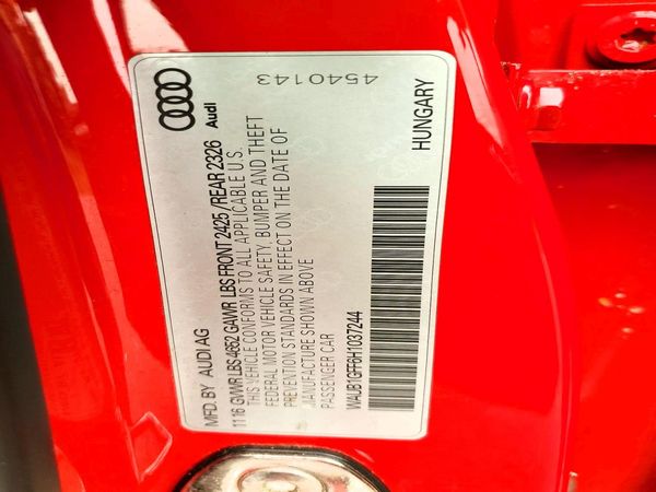2017 AUDI S3