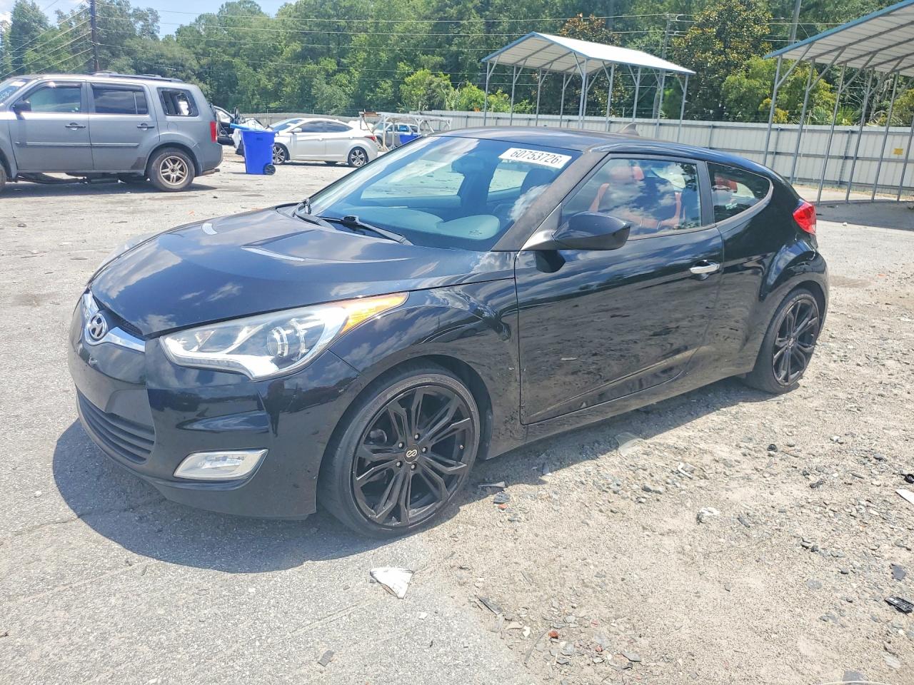 2014 HYUNDAI VELOSTER — Front 3/4