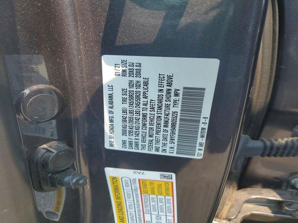 2021 HONDA PILOT