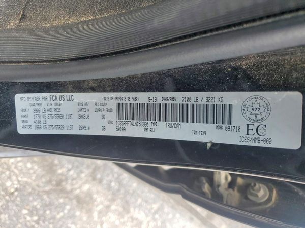 2020 RAM 1500