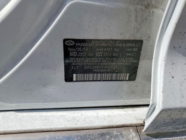 2015 HYUNDAI SONATA