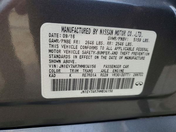 2017 INFINITI Q50