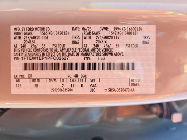 2023 FORD F150 SuperCrew