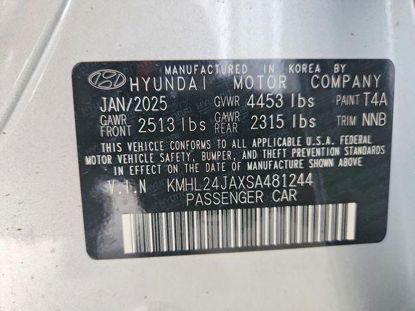 2025 HYUNDAI SONATA SE