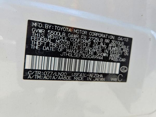 2013 LEXUS LS