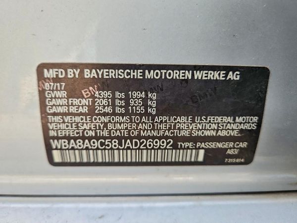 2018 BMW 320