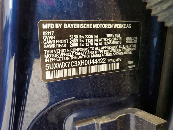 2017 BMW X3 xDrive35i