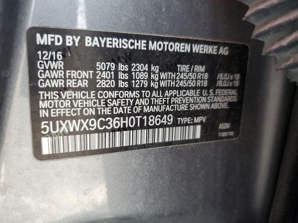 2017 BMW X3 xDrive28i