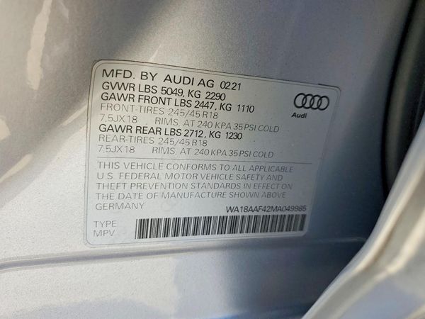 2021 AUDI A4 ALLROAD quattro Premium Plus