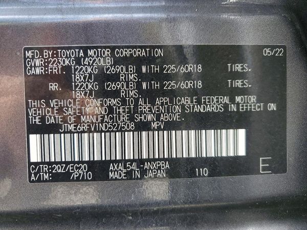 2022 TOYOTA RAV4