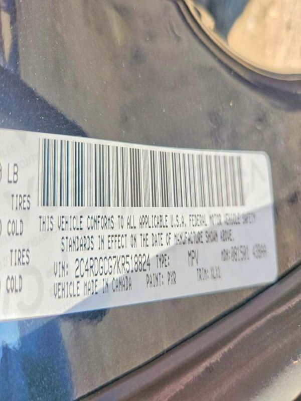 2019 DODGE GRAND CARAVAN SXT
