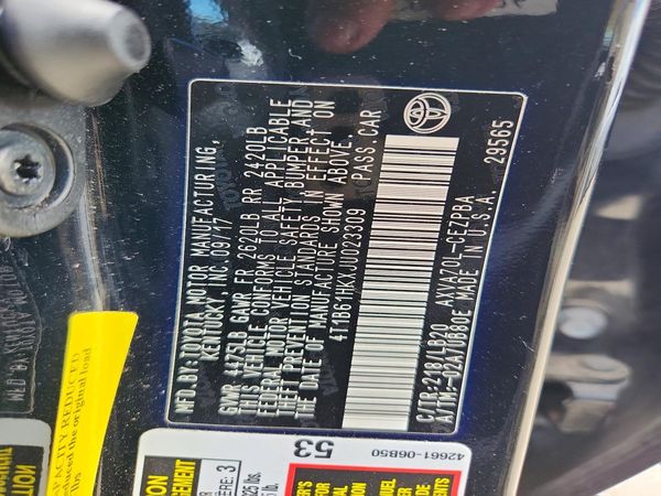 2018 TOYOTA CAMRY XSE