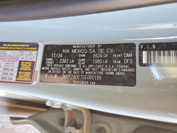 2025 KIA K4 LX, LXS