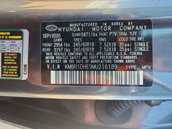 2021 HYUNDAI PALISADE SE