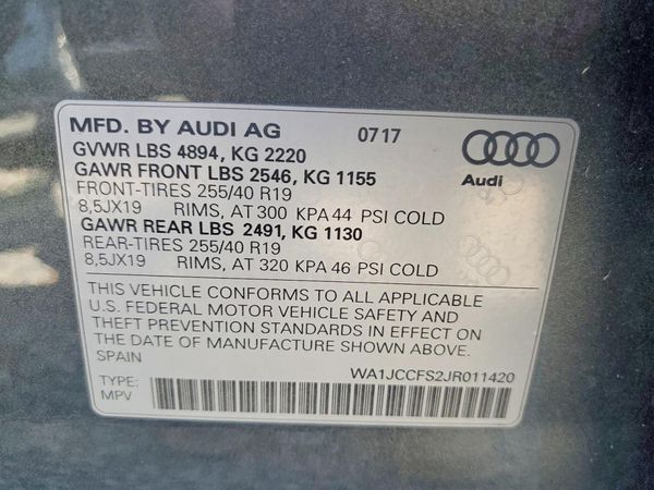 2018 AUDI Q3