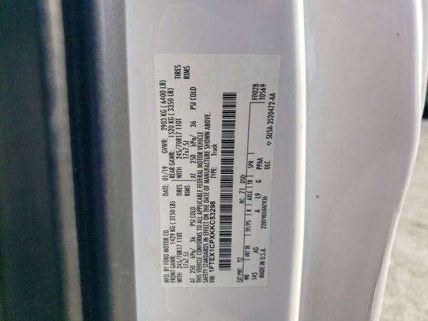 2019 FORD F150