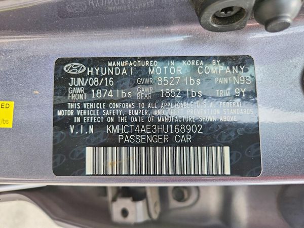 2017 HYUNDAI ACCENT SE Base