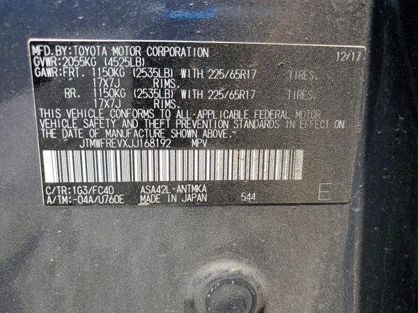 2018 TOYOTA RAV4 Adventure/XLE
