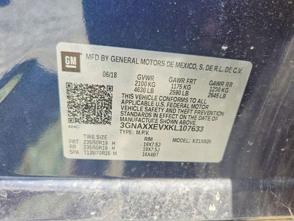 2019 CHEVROLET EQUINOX Premier (1LZ)