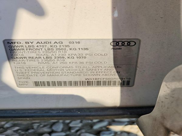 2016 AUDI Q3