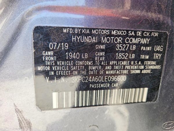 2020 HYUNDAI ACCENT SE and SEL