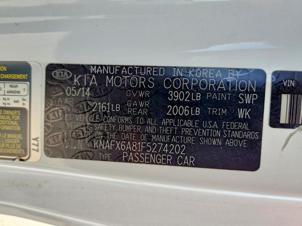 2015 KIA FORTE