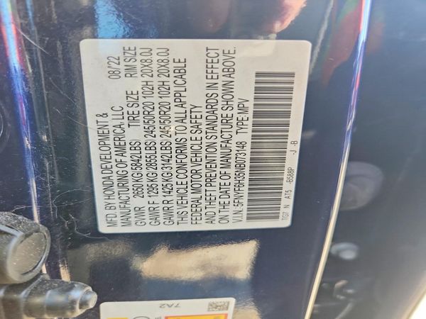 2022 HONDA PILOT SPORT