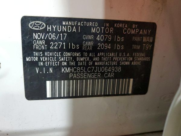 2018 HYUNDAI IONIQ Limited (HEV)