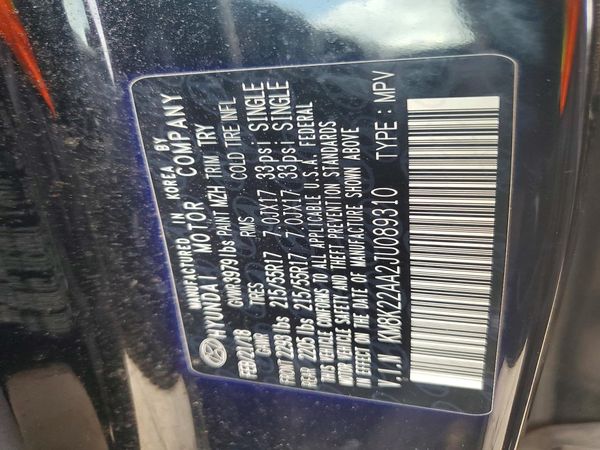 2018 HYUNDAI KONA SEL