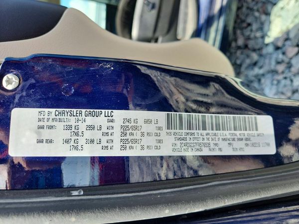 2015 DODGE GRAND CARAVAN SXT