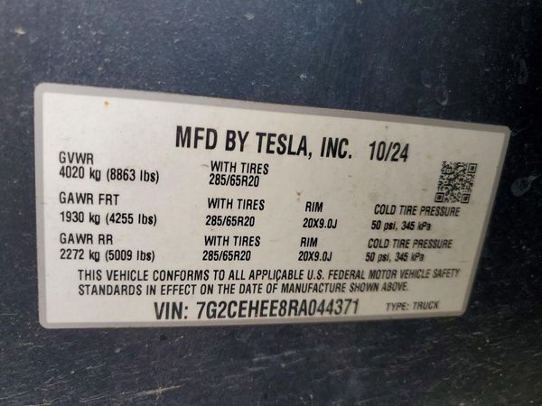 2024 TESLA CYBERTRUCK