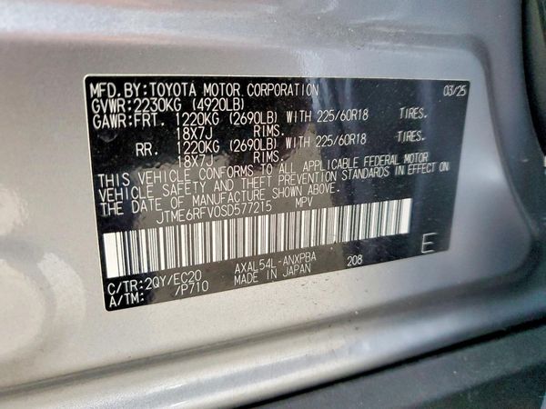 2025 TOYOTA RAV4 XSE