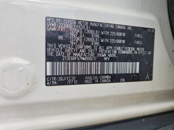 2021 TOYOTA RAV4 XSE HV