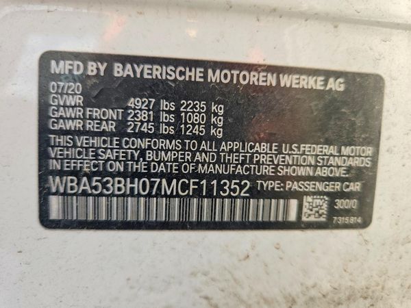 2021 BMW 530