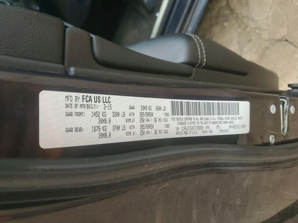 2015 JEEP GRAND CHEROKEE OVERLAND 4X4