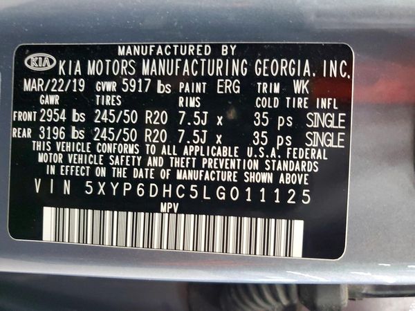 2020 KIA TELLURIDE S