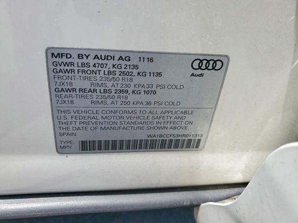 2017 AUDI Q3