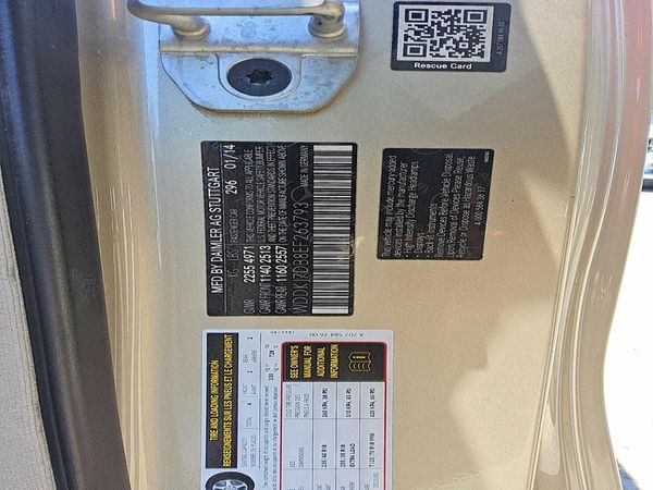 2014 MERCEDES-BENZ E E550 — VINS