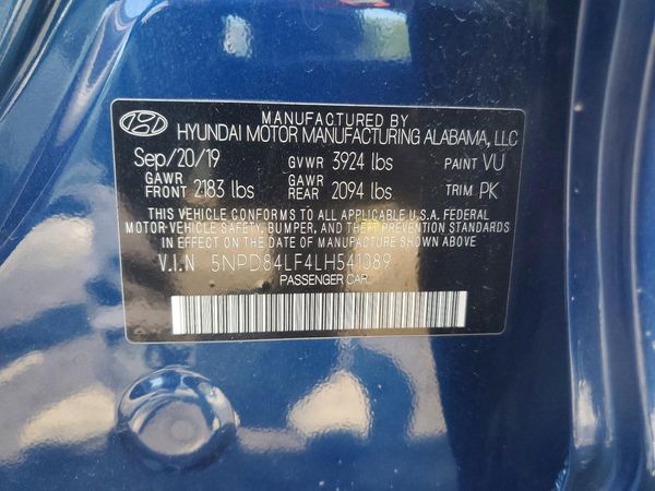2020 HYUNDAI ELANTRA