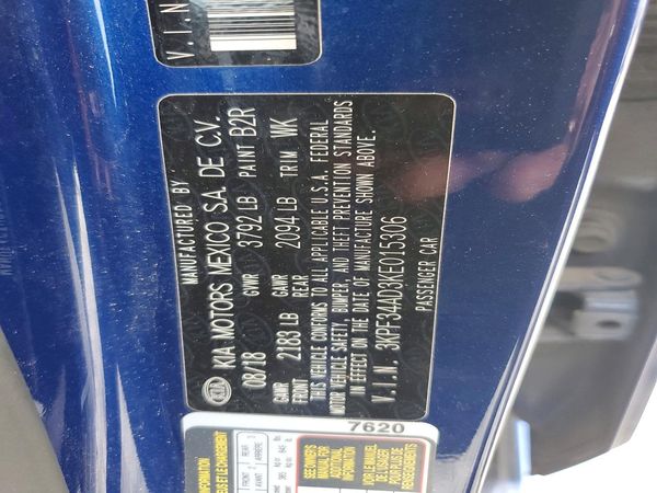 2019 KIA FORTE S/GT Line